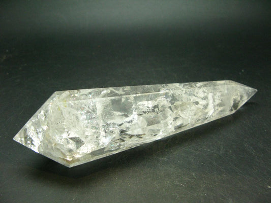 Perfect 12 Sided Quartz Vogel Crystal Healing Wand - 6.0" - 249.92 Grams