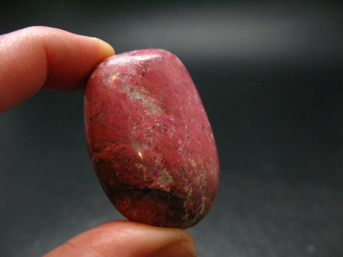 Rare Red Thulite Piece From Norway - 1.8" - 37.17 Grams