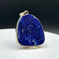 Natural Azurite Statement Charm | Sterling Silver Setting