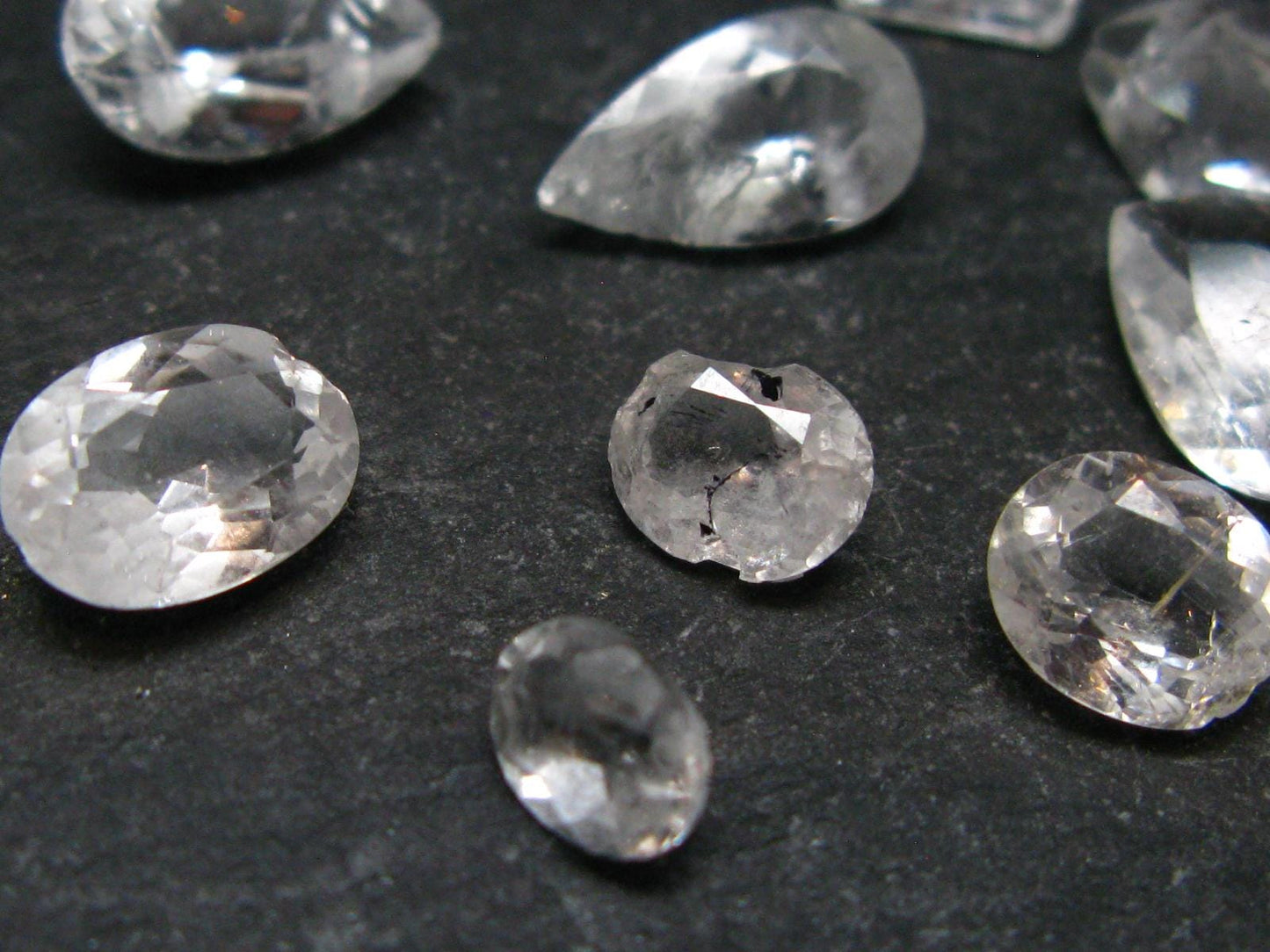 Lot of 15 Gem Phenacite Phenakite Chipped Cut Stones From Nigeria - 29.09 Carats