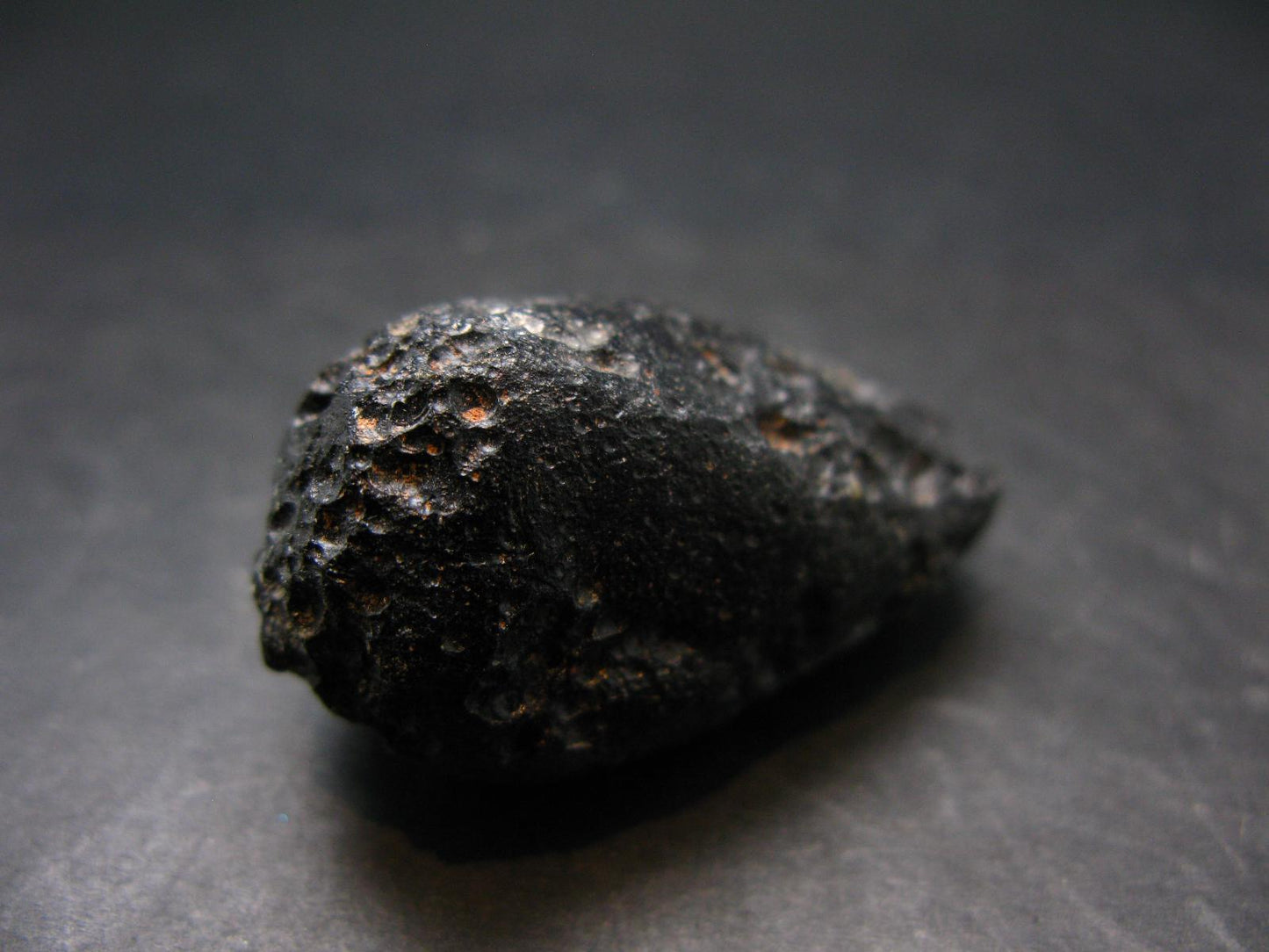 Rare Large Black Tibetan Tektite Raw Piece from Tibet - 1.6" - 29.67 Grams