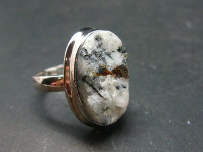 Astrophylite Astrophyllite Silver Ring From Russia - Size 8 - 7.80 Grams