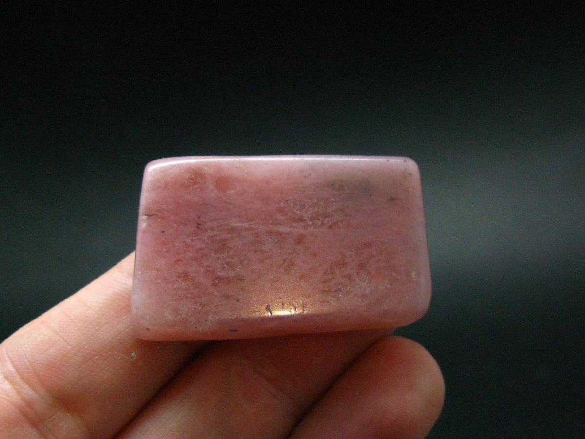 Rare Pink Petalite Tumbled Stone From Canada - 1.4" - 8.83 Grams
