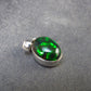 Rare Black Opal Sterling Silver Pendant from Australia - 0.7" - 1.65 Grams