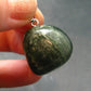Seraphinite Clinochlore Silver Pendant From Russia - 1.1''