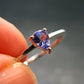 Tanzanite (Zoisite) Sterling Silver Ring - 1.06 Grams - Size 9