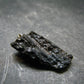 Tibetan Black Tektite Silver Pendant From Tibet - 1.1" - 2.33 Grams