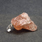 Romancing the Sunstone!! Raw Sunstone Silver Pendant From Tanzania - 1.0"