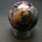 Pink Rhodonite Rodonite Sphere Ball From Canada - 1.8" - 201.34 Grams