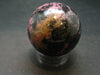 Pink Rhodonite Rodonite Sphere Ball From Canada - 1.8" - 201.34 Grams