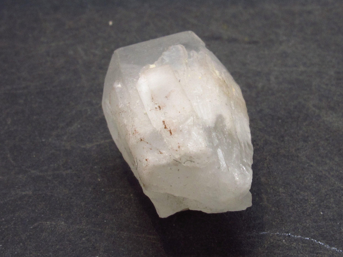 Hollandite in Quartz Crystal from Madagascar - 1.1" - 7.46 Grams