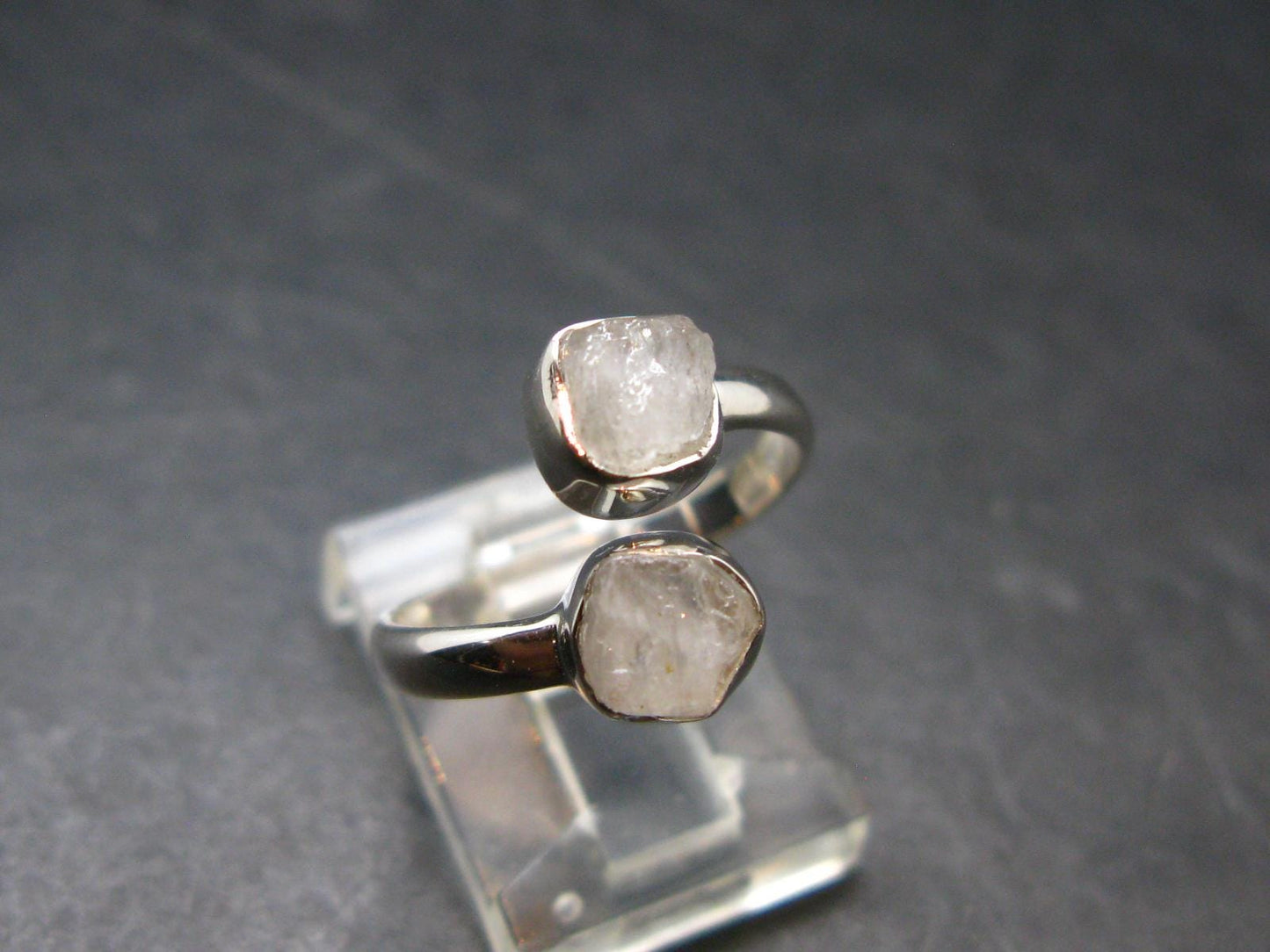 Natrolite Silver Ring From Russia - 2.2 Grams - Size 7