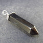 Elite Shungite Pencil Point Silver Pendant from Russia - 1.7"