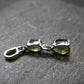 Moldavite Tektite Silver Pendant from Czech Republic - 1.1" - 1.51 Grams
