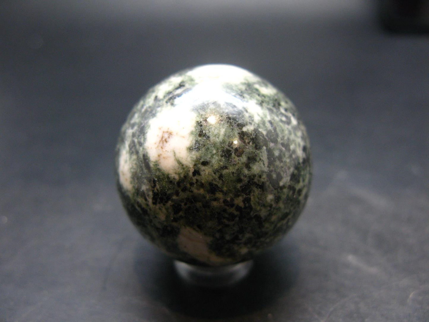 Rare Stonehenge Bluestone Sphere Ball From Wales UK - 1.3" - 68.33 Grams