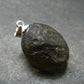 Colombianite Pseudotektite Silver Pendant from Colombia - 3.55 Grams - 1.0"