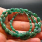 Emerald Tumbled Beads Necklace From Colombia - 16" - 16.28 Grams