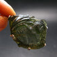 Moldavite Tektite Silver Dragon Pendant from Czech Republic - 2.2" - 15.96 Grams