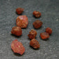 Rare Lot of 10 Pezzottaite Pink Beryl Crystals from Madagascar - 6.17 Carats