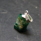 Emerald Beryl Silver Pendant from Afghanistan - 0.6" - 0.87 Grams