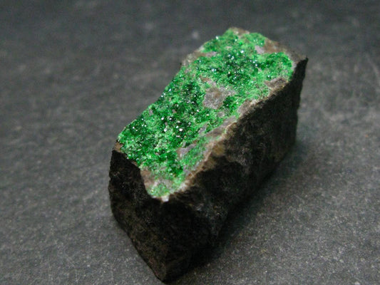 Uvarovite (Green Chromium Garnet) Cluster From Russia - 1.1"