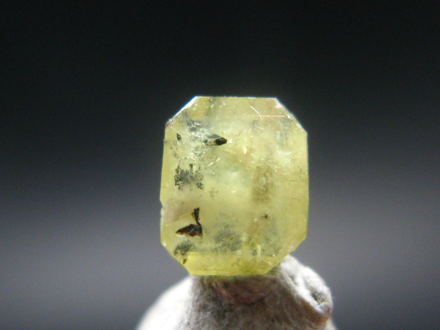 Rare Gem Leucophanite Cut Stone from Canada - 0.76 Carats
