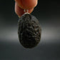 Colombianite Pseudotektite Silver Pendant from Colombia - 10.16 Grams - 1.3"