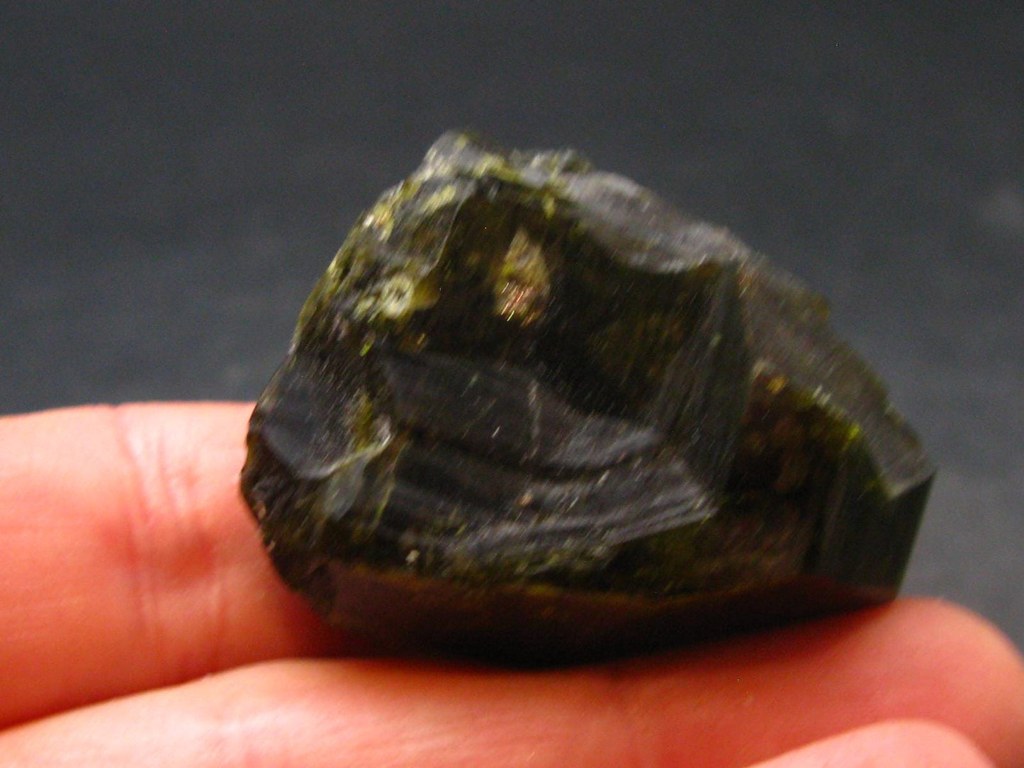 Nice Rare Terminated Epidote Crystal From Peru - 1.4" - 31.37 Grams