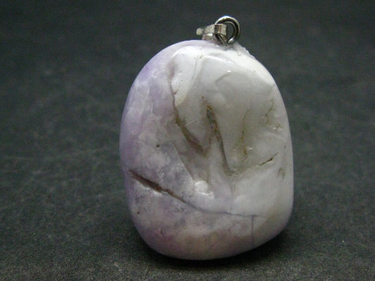 Tiffany Stone Opal Silver Pendant from USA - 1.4"
