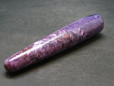 A Grade Charoite Wand From Russia - 3.6" - 47.7 Grams