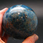 Large neon blue Apatite sphere from Madagascar- 362.8 - 2.3"