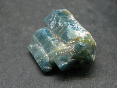 Large Neon Blue Apatite Crystal From Brazil - 1.1" - 12.4 Grams