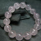 Rose Quartz Genuine Bracelet ~ 7 Inches ~ 15mm Round Beads