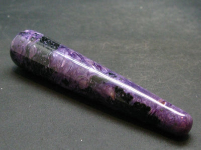 A Grade Charoite Wand From Russia - 3.7" - 53.46 Grams