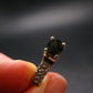 Moldavite Tektite Silver Pendant from Czech Republic - 0.7" - 1.70 Grams