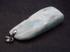 Caribbean Blue Calcite Crystal Pendant From Pakistan - 2.1" - 16.1 Grams