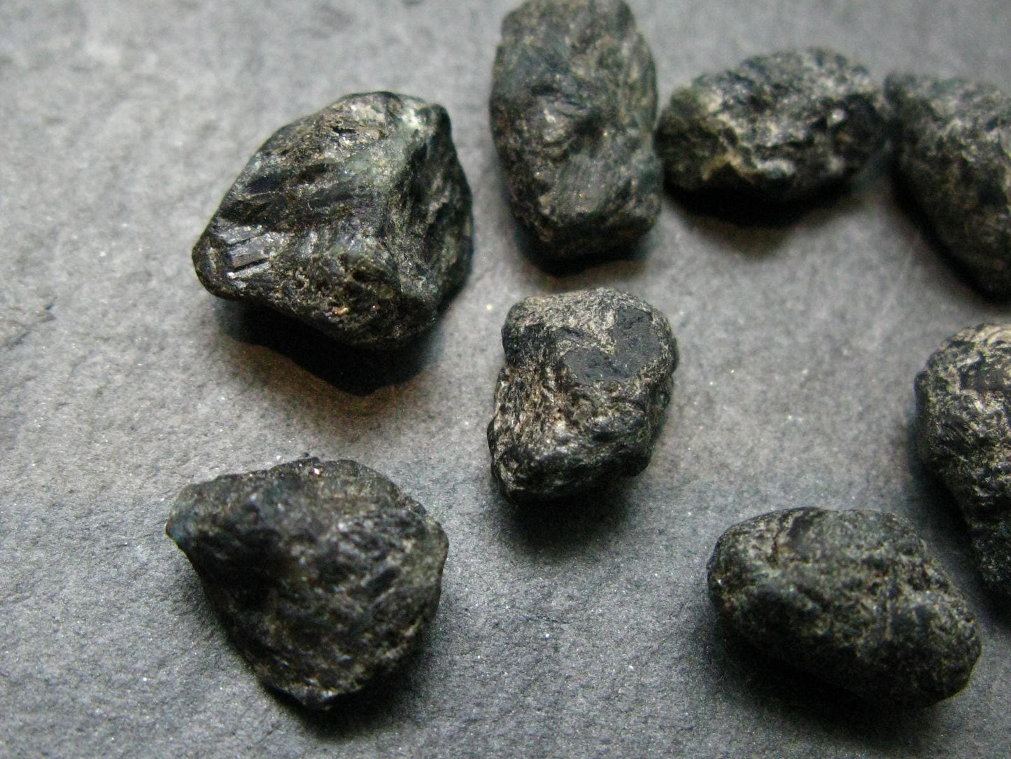 Lot of 10 Rare Alexandrite Chrysoberyl Crystals From Brazil - 64.45 Carats