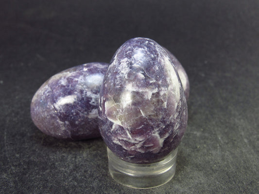 Lot of 3 Lepidolite Eggs from Brazil