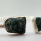 Grandidierite Bracelet Blue Green Gemstone Silver Link Bracelet Minimalist Jewelry Gift