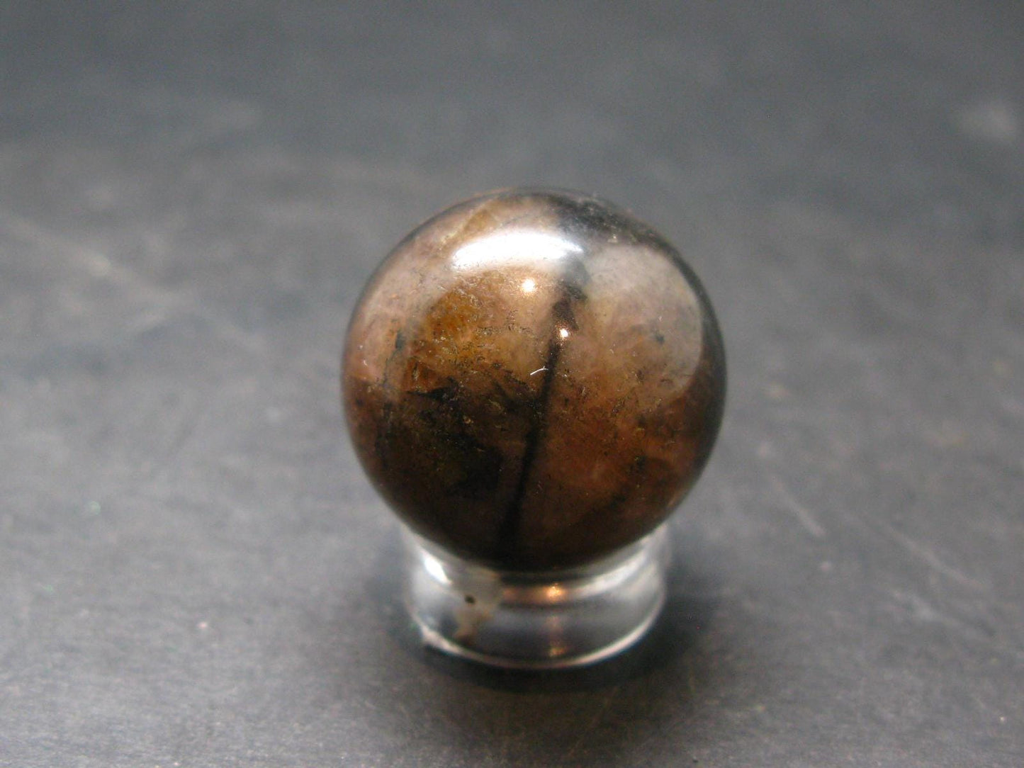 Chiastolite Variety of Andalusite Sphere from China - 0.8" - 16.76 Grams