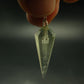 Natural Gem Polished Libyan Desert Glass Tektite Pendulum from Libya - 2.1 Grams
