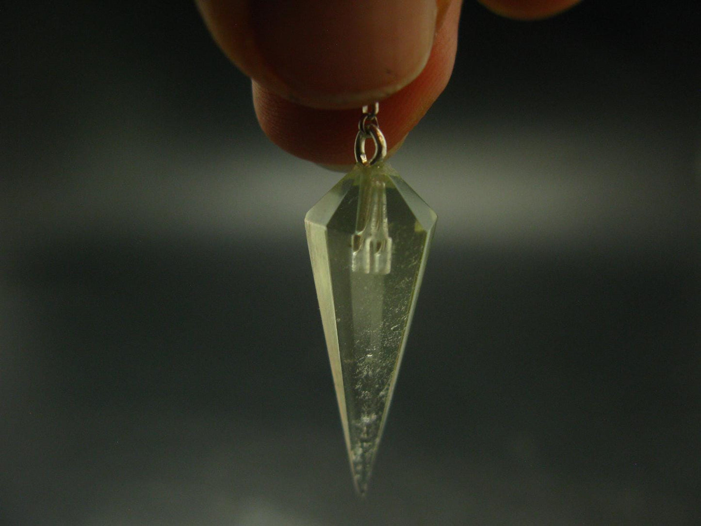 Natural Gem Polished Libyan Desert Glass Tektite Pendulum from Libya - 2.1 Grams