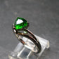 Helenite Gaia Stone Gem Sterling Silver Ring From Washington - Size 7 - 1.5 Carats