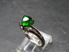 Helenite Gaia Stone Gem Sterling Silver Ring From Washington - Size 7 - 1.5 Carats