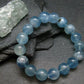 Santa Maria Aquamarine Genuine Bracelet ~ 7 Inches ~ 12mm Round Beads