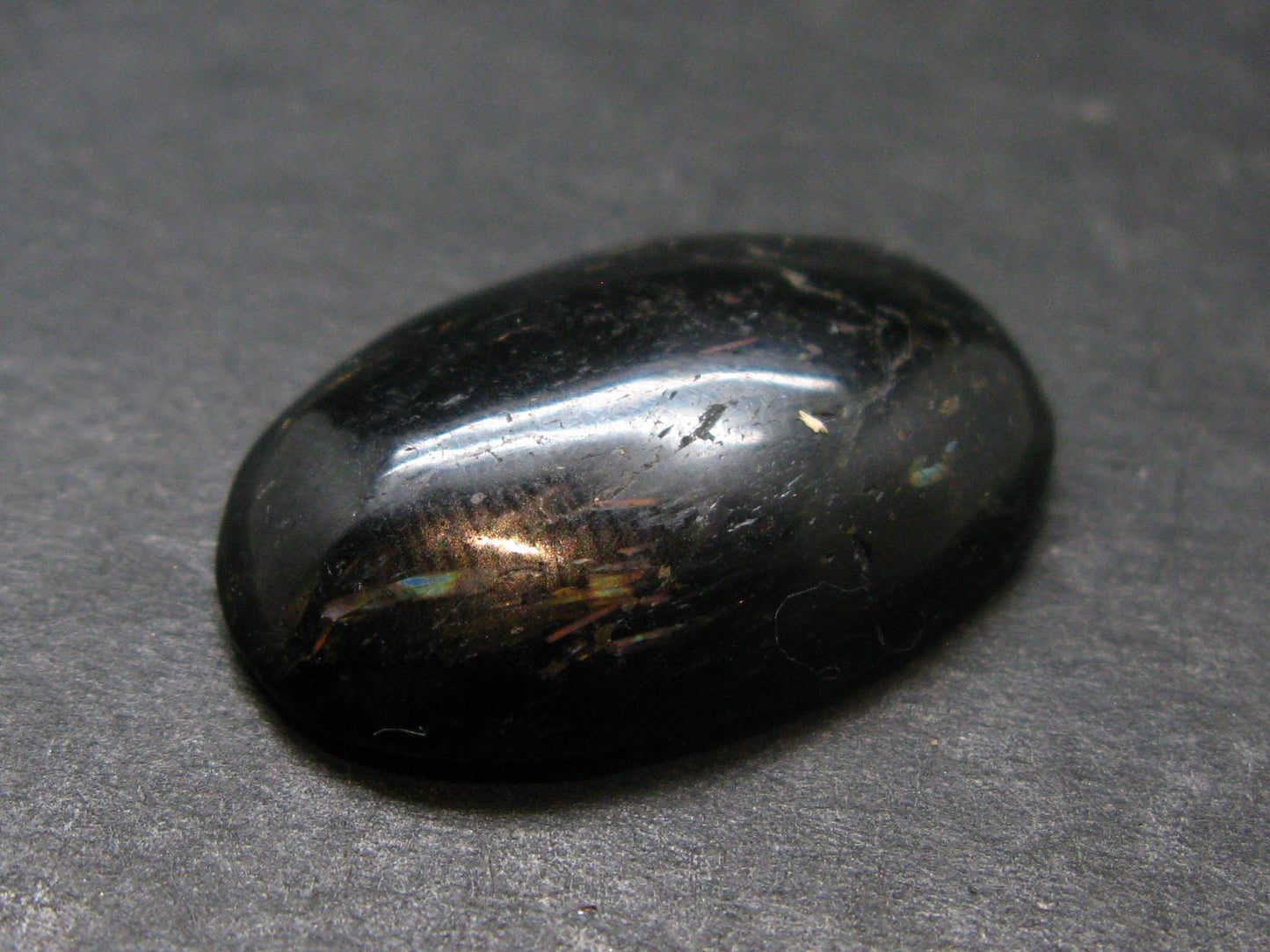 Rare Nuumite Nuummite Cabochon From Greenland - 0.9" - 4.94 Grams
