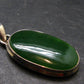 Nephrite Jade Silver Pendant From Canada - 1.4" - 6.94 Grams