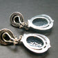 Baltic Amber 925 Silver Clip On Earrings