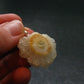 Anandalite Quartz Crystal Silver Pendant From India - 1.2" - 6.91 Grams