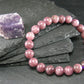 Lepidolite Genuine Bracelet ~ 7 Inches ~ 8mm Round Beads